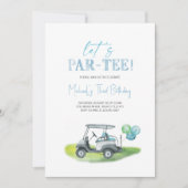 Invitation Anniversaire de Par-tee Mini Golf Boy (Devant)