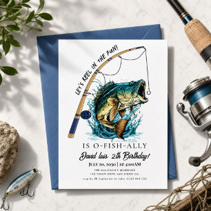 Invitation Anniversaire de pêche