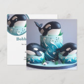 INVITATION ANNIVERSAIRE DE PETITS ORQUES MIGNONS (Devant / Derrière)