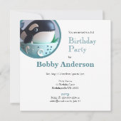 INVITATION ANNIVERSAIRE DE PETITS ORQUES MIGNONS (Dos)