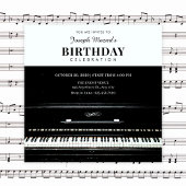 Invitation anniversaire de piano classique