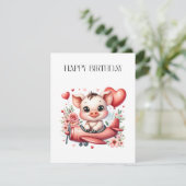 Invitation Anniversaire de Pig Pilot (Debout devant)