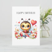Invitation Anniversaire de Pilote Abeille (Debout devant)