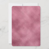 Invitation Anniversaire de Pink Glitz (Dos)