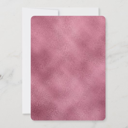 Invitation Anniversaire de Pink Glitz (Dos)