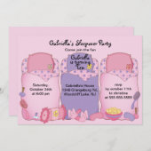Invitation Anniversaire de Pink Swood (Devant / Derrière)