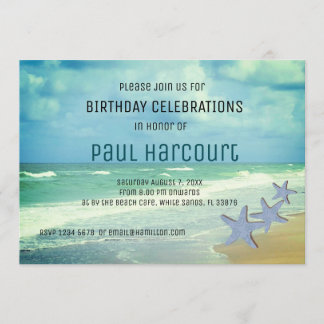 Invitation Anniversaire de plage