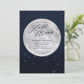 Invitation Anniversaire de pleine lune (Debout devant)