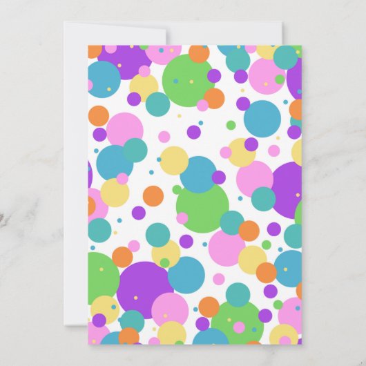 Invitation Anniversaire de Popsicle (Dos)