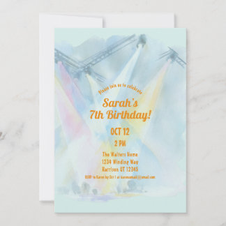 Invitation Anniversaire de préadolescent de K Pop