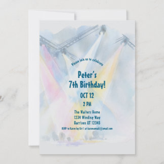 Invitation Anniversaire de préadolescent de K Pop