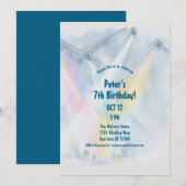 Invitation Anniversaire de préadolescent de K Pop (Devant / Derrière)