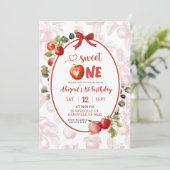 Invitation Anniversaire de premier automne Toile (Debout devant)
