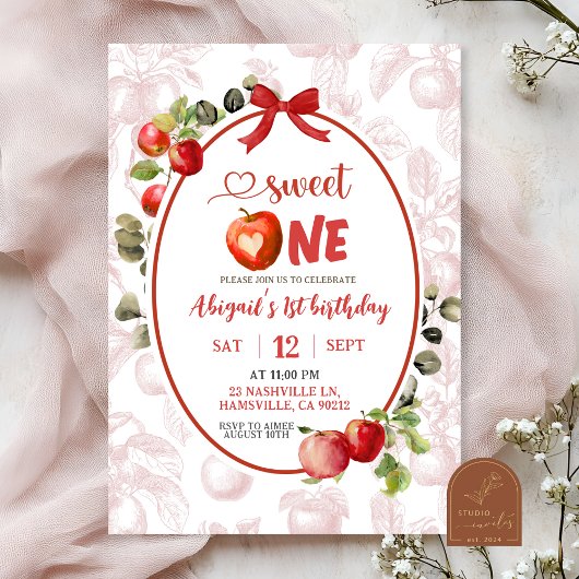 Invitation Anniversaire de premier automne Toile