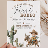 Invitation Anniversaire de Premier Rodéo Saddle Up