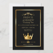 Invitation Anniversaire de Prince (Devant)