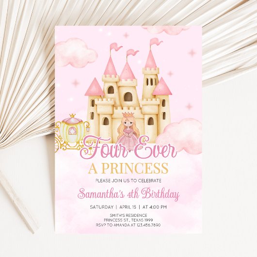 Invitation Anniversaire de Princesse