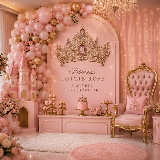 Invitation Anniversaire de Princesse de Luxe
