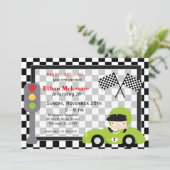 Invitation Anniversaire de Racecar (Debout devant)