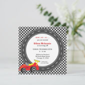 Invitation Anniversaire de Racecar (Debout devant)