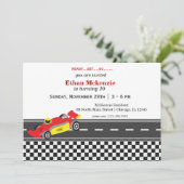 Invitation Anniversaire de Racecar (Debout devant)