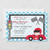 Invitation Anniversaire de Racecar (Devant)