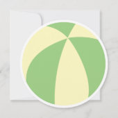 Invitation Anniversaire de réception au bord de la piscine (Dos)