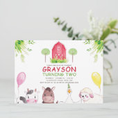 Invitation Anniversaire de Red Farm House (Debout devant)