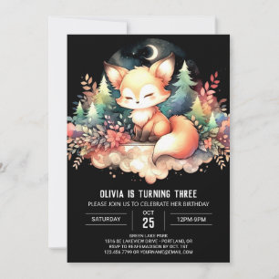 Invitation Anniversaire de Renard Imprimable