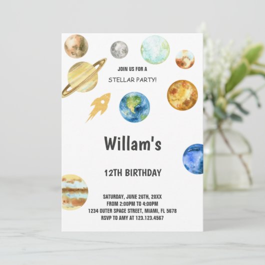 Invitation Anniversaire de Rocket (Debout devant)