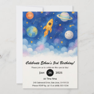 Invitation Anniversaire de Rocket Space