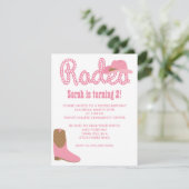 Invitation Anniversaire de Rodeo (Debout devant)