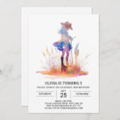 Invitation Anniversaire de Rodéo Moderne (Devant / Derrière)