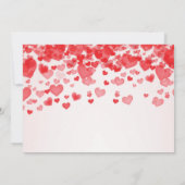 Invitation Anniversaire de Saint-Valentin Notre Petit Amoureu (Dos)