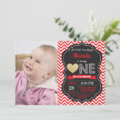 Invitation Anniversaire de Saint-Valentin Notre Petit Amoureu (Debout devant)