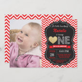 Invitation Anniversaire de Saint-Valentin Notre Petit Amoureu (Devant / Derrière)