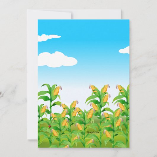 Invitation Anniversaire de Scarecrow Fall (Dos)