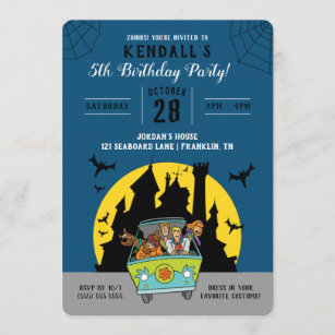 Invitations Faire Part Cartes Doo Scooby Zazzle Be