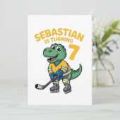 Invitation Anniversaire de Sébastien 7 ans (Debout devant)
