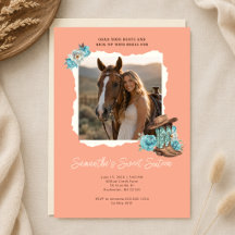Anniversaire de seize ans photo Cowgirl pêche rust