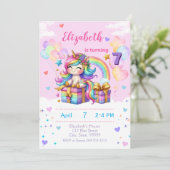 Invitation Anniversaire de Shimmer personnalisée (Debout devant)