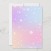 Invitation Anniversaire de Shimmer personnalisée (Dos)