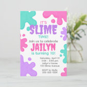 Invitation Anniversaire de Slime (Debout devant)