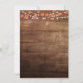 Invitation Anniversaire de S'mores Fun Campfire Fête d'Automn (Dos)