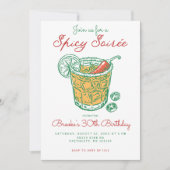 Invitation Anniversaire de Soiree Margarita (Devant)