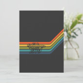 Invitation Anniversaire de style vintage 1979 (Debout devant)