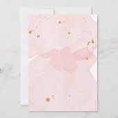 Invitation Anniversaire de Swan Girl Princess Pink (Dos)