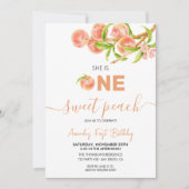 Invitation Anniversaire de Sweet Peach (Devant)