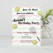 Invitation Anniversaire de Tennis (Debout devant)