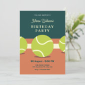 Invitation Anniversaire de tennis (Debout devant)